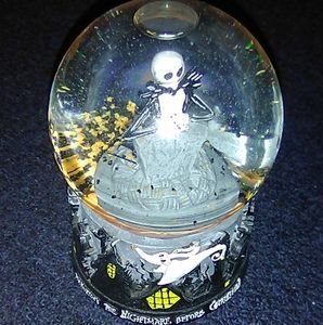 Nightmare Before Christmas Snow Globe